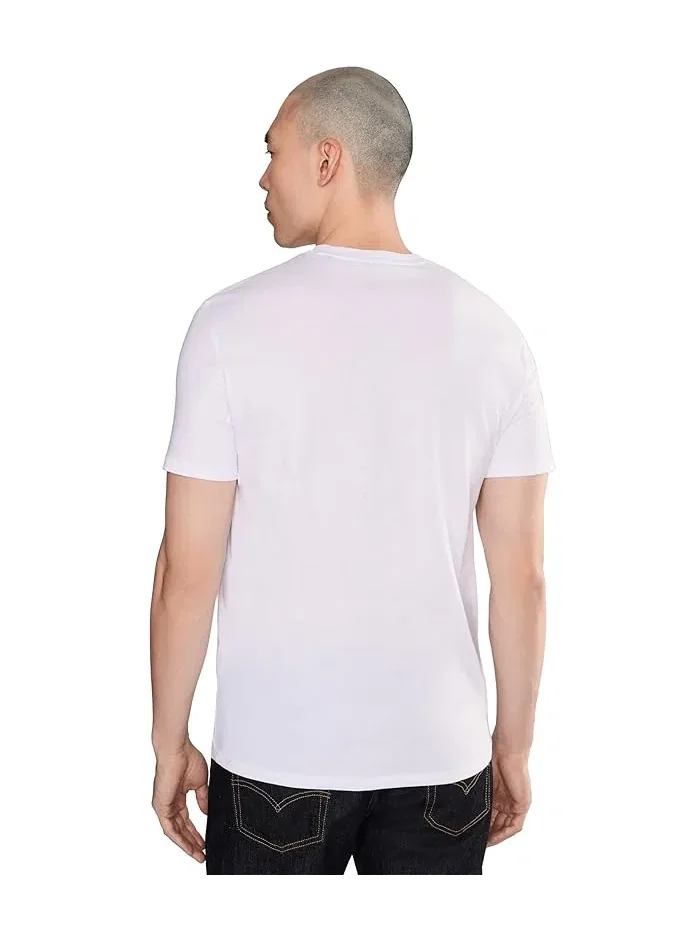 Футболка с логотипом Box Logo Armani Exchange — изображение 4 из 5, белый