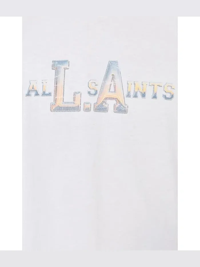 Футболка с принтом Angelino AllSaints — изображение 5 из 5, белый