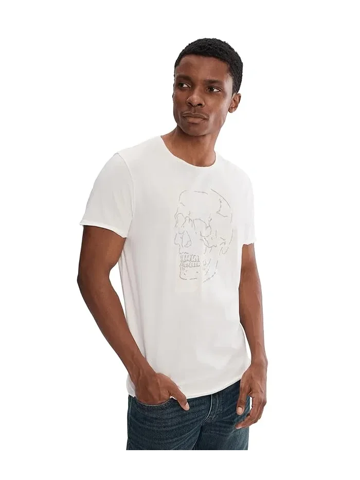 Футболка с принтом Skull Tiles KG7335S26 John Varvatos
