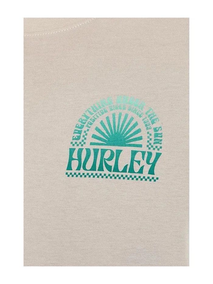 Футболка с принтом Glyphic Short Sleeve Hurley — изображение 5 из 5, кость