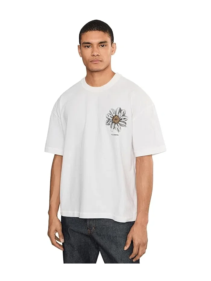 Футболка с цветами Petals Short Sleeve Crew AllSaints