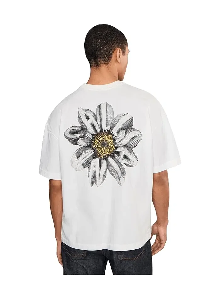 Футболка с цветами Petals Short Sleeve Crew AllSaints — изображение 4 из 5, розовый
