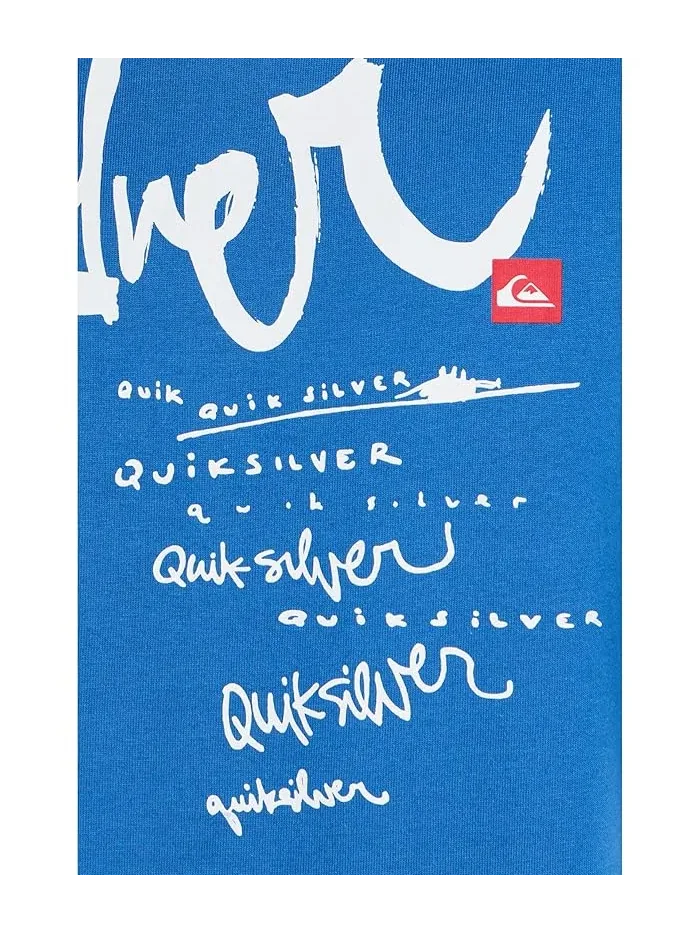 Футболка с принтом YG Impaired Screen Tee Quiksilver — изображение 5 из 5, синий