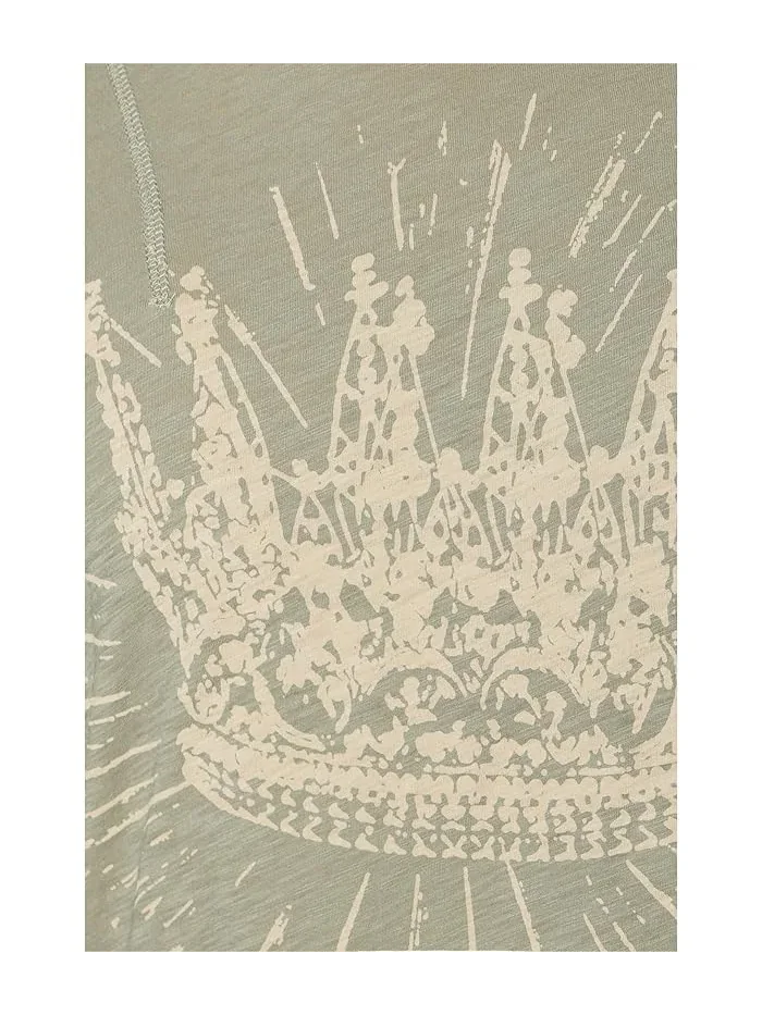 Футболка органический хлопок Crown Tee Kg6813f26 John Varvatos — изображение 5 из 5, кремовый