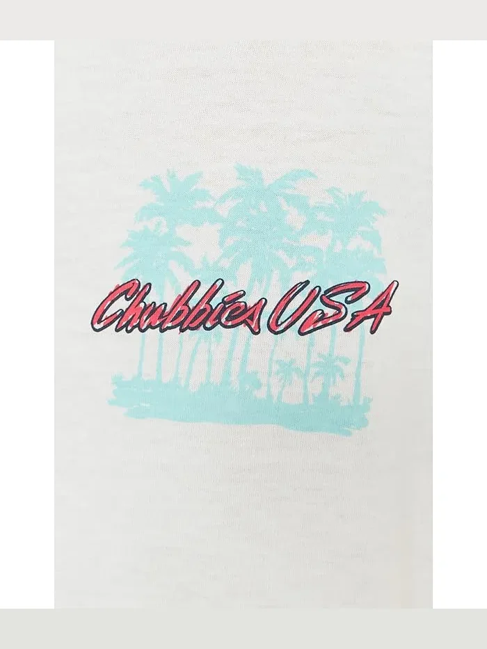 Футболка с принтом Chubbies The Thighs Out — изображение 5 из 5, белый