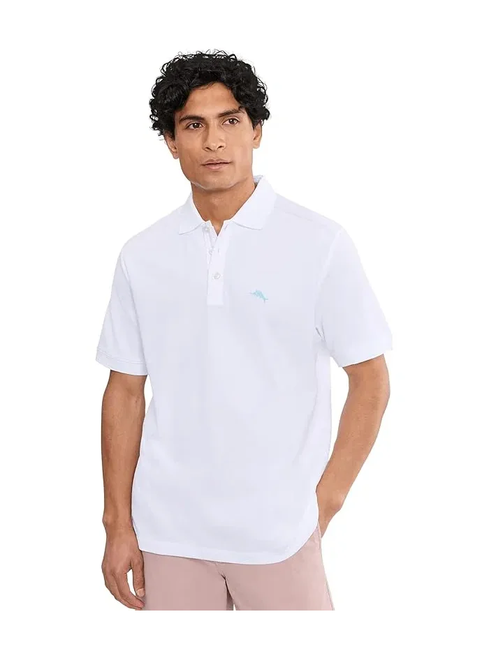 Футболка-поло Emfielder Icon Tommy Bahama — изображение 1 из 5, яркий белый