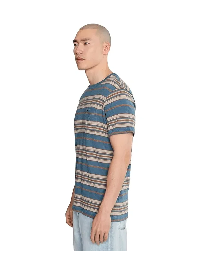 Футболка с полосками Magnolia Crew RVCA — изображение 3 из 5, черный