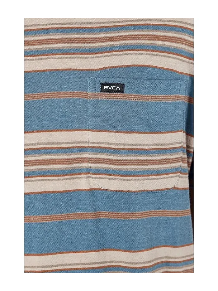 Футболка с полосками Magnolia Crew RVCA — изображение 5 из 5, черный