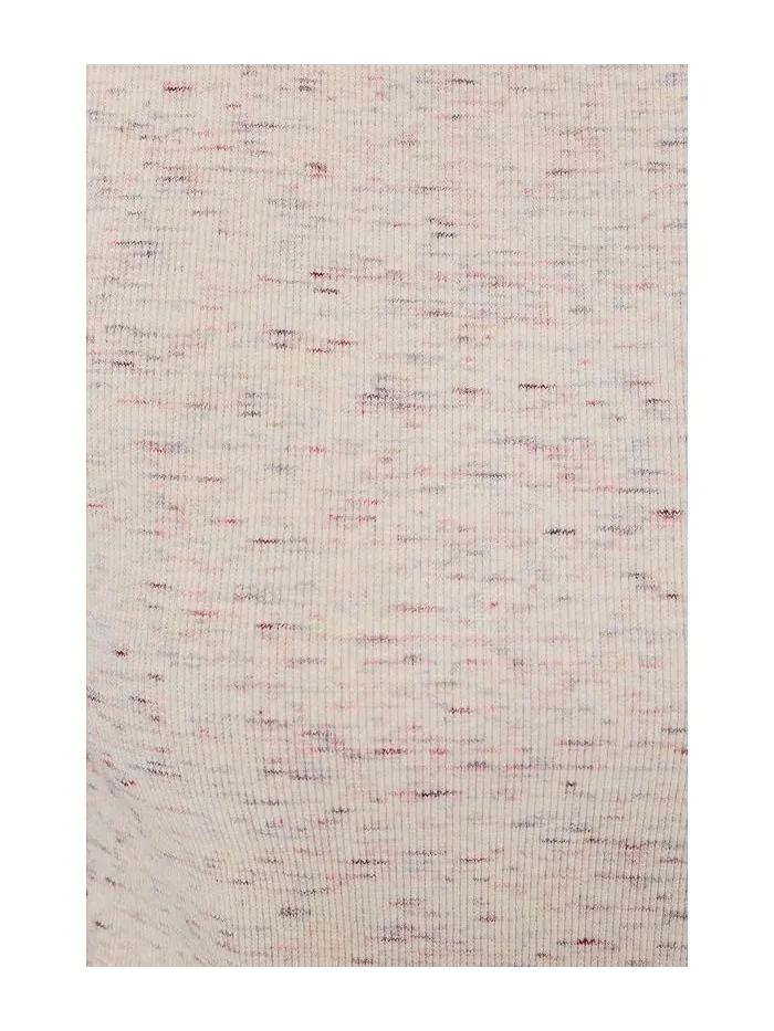 Футболка с воротником-стойкой Speckled Crew Neck Tee NIC+ZOE — изображение 5 из 5, синий мульти
