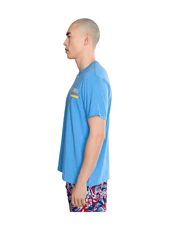 Футболка с принтом The Heck Yes Brother Chubbies — изображение 3 из 5, синий