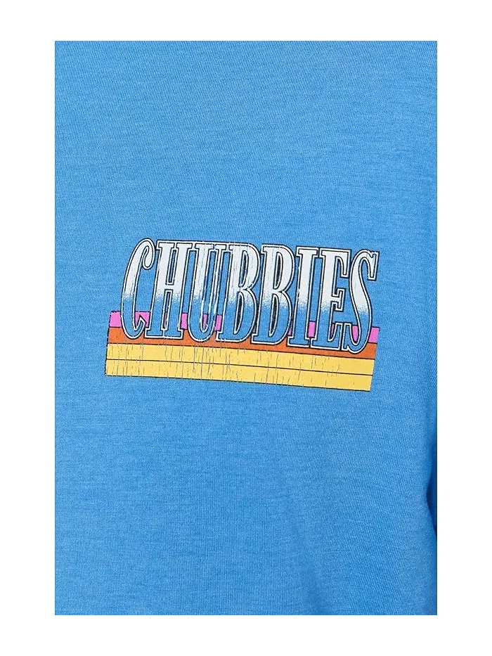 Футболка с принтом The Heck Yes Brother Chubbies — изображение 5 из 5, синий