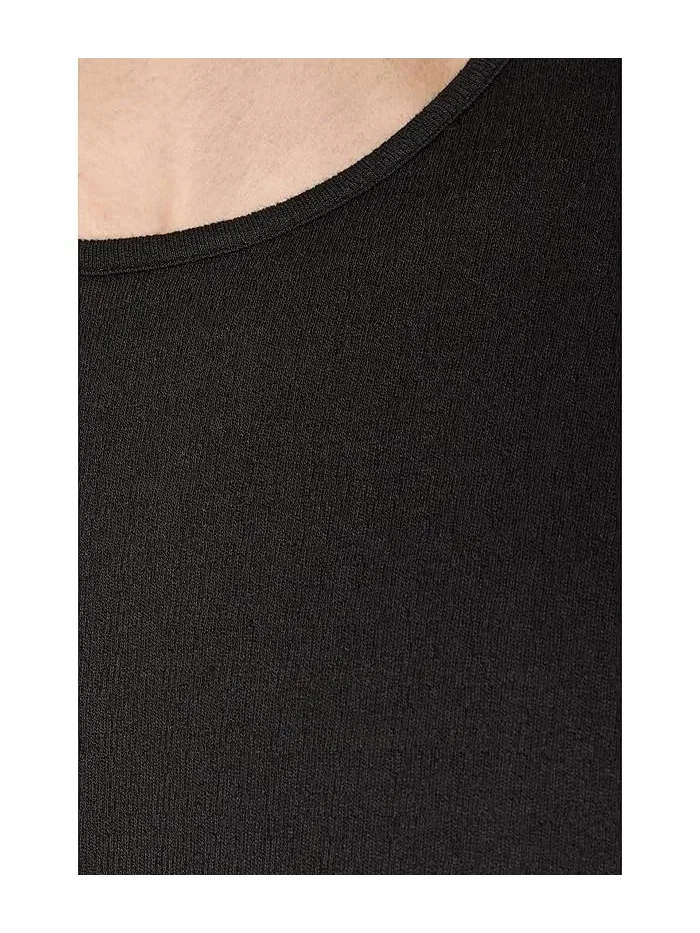 Футболка с текстурированной вязкой Stanley Crew K6965f26 John Varvatos — изображение 5 из 5, черный