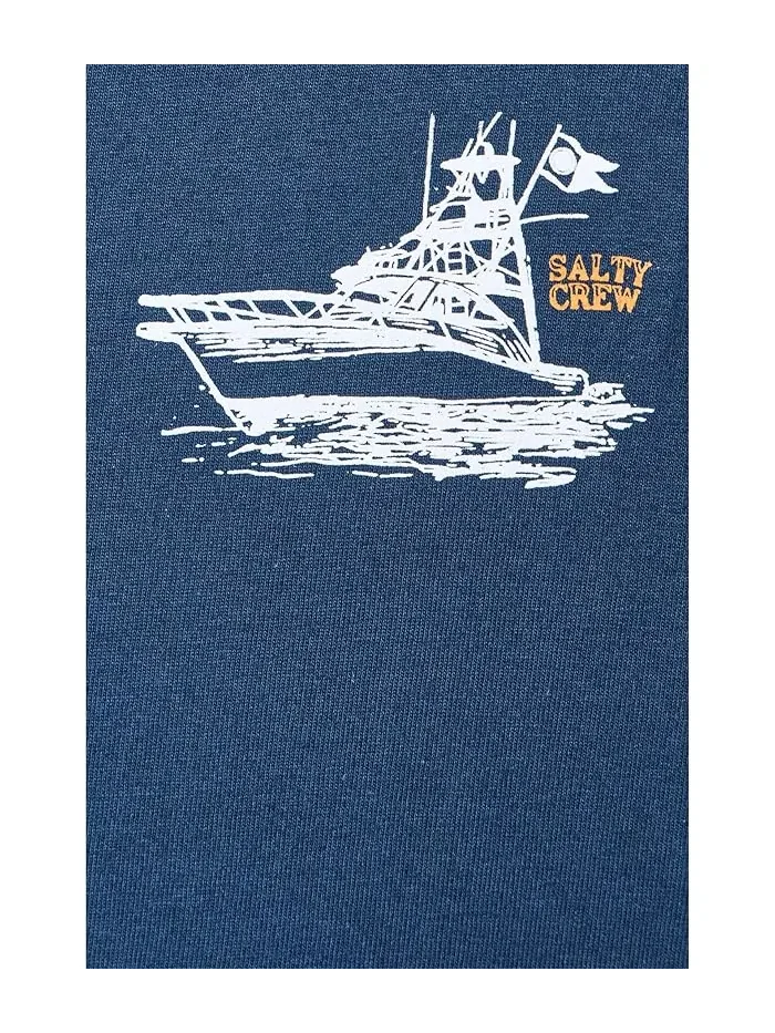 Футболка Salty Crew On Board Classic — изображение 5 из 5, темно-синий