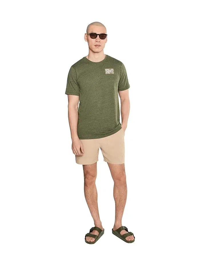 Футболка Skyline Slub Short Sleeve Hurley — изображение 2 из 3, темно-серый