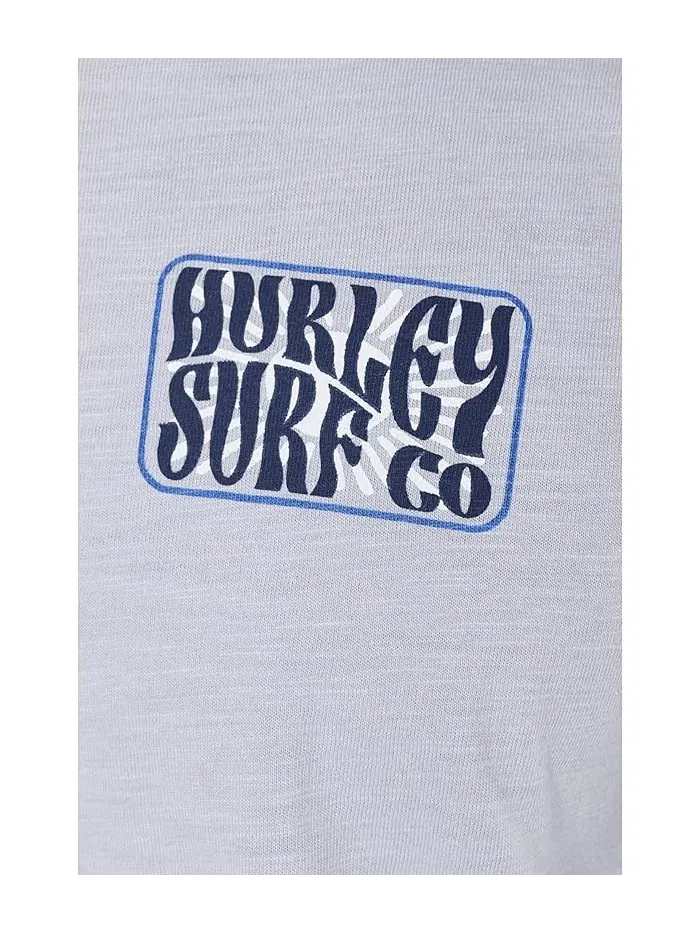 Футболка с коротким рукавом Skyline Slub Hurley — изображение 5 из 5, серый
