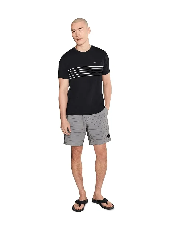 Футболка с карманом Balance Pocket Stripe RVCA — изображение 2 из 5, черный