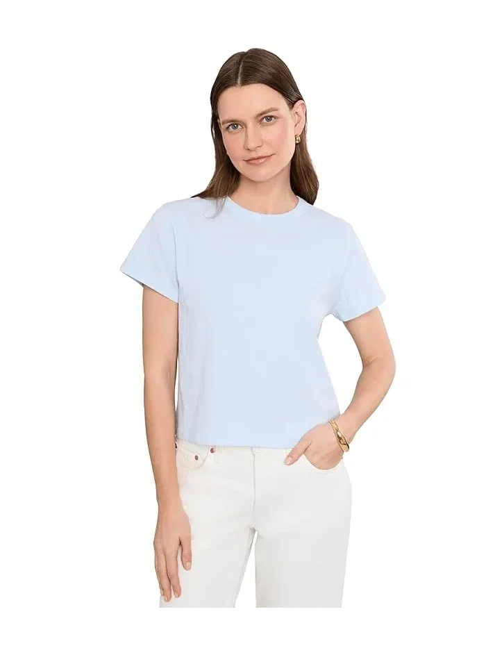 Футболка свободного кроя Organic Boxy Tee Lilla P — изображение 1 из 5, гортензия