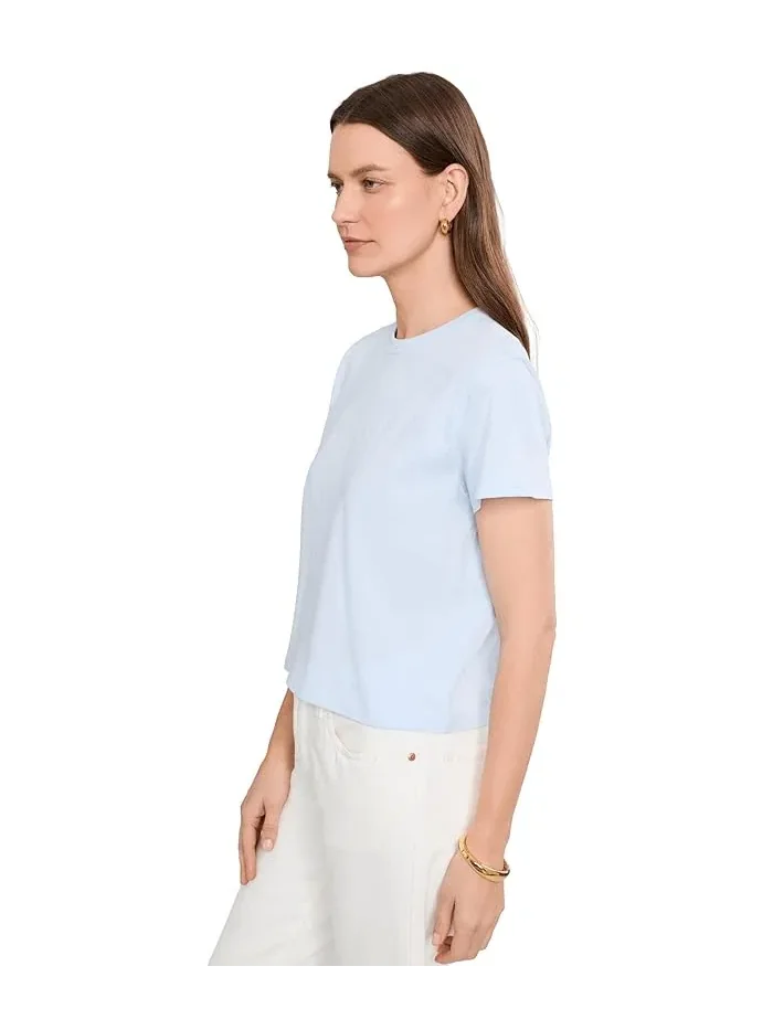 Футболка свободного кроя Organic Boxy Tee Lilla P — изображение 3 из 5, гортензия