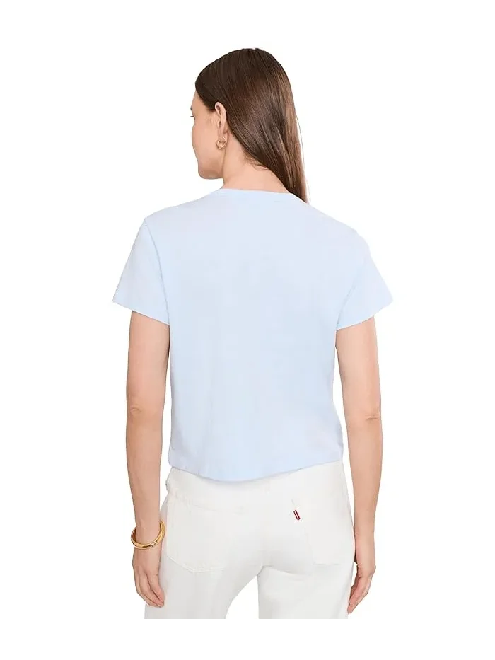 Футболка свободного кроя Organic Boxy Tee Lilla P — изображение 4 из 5, гортензия