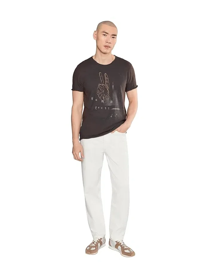 Футболка органический хлопок Form Trust Tee Kg7457f26 John Varvatos — изображение 2 из 5, белый