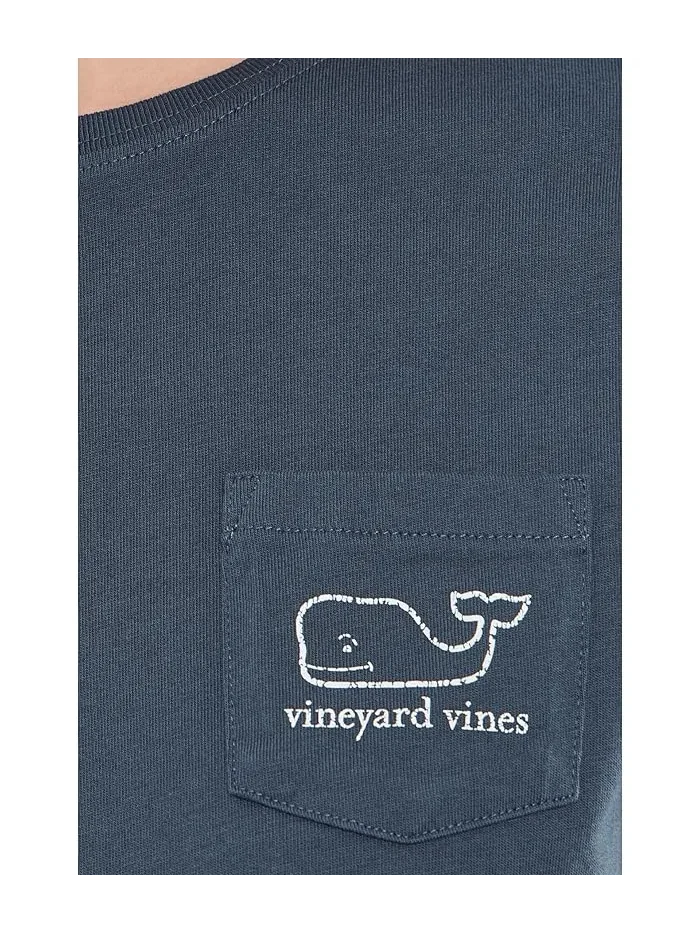 Футболка с карманом Vintage Whale Vineyard Vines — изображение 5 из 5, синий