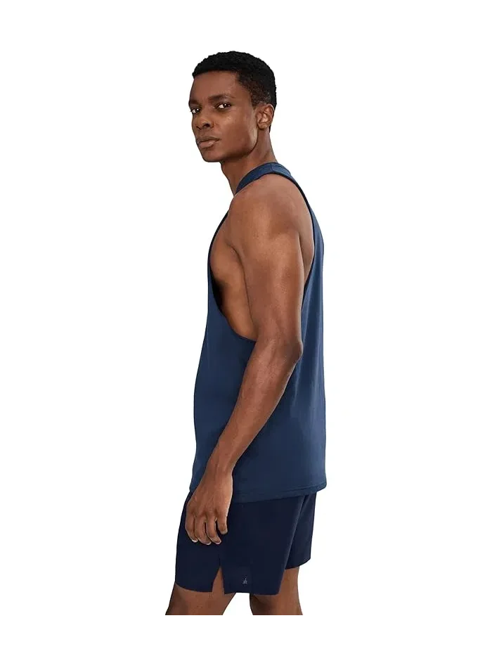 Футболка логотип Logo Cutoff Tank Under Armour — изображение 3 из 5, серый/черный