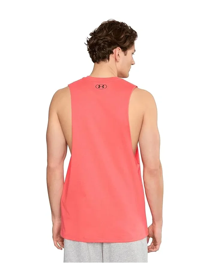 Футболка без рукавов Logo Cutoff Tank Under Armour — изображение 4 из 5, красный/красный