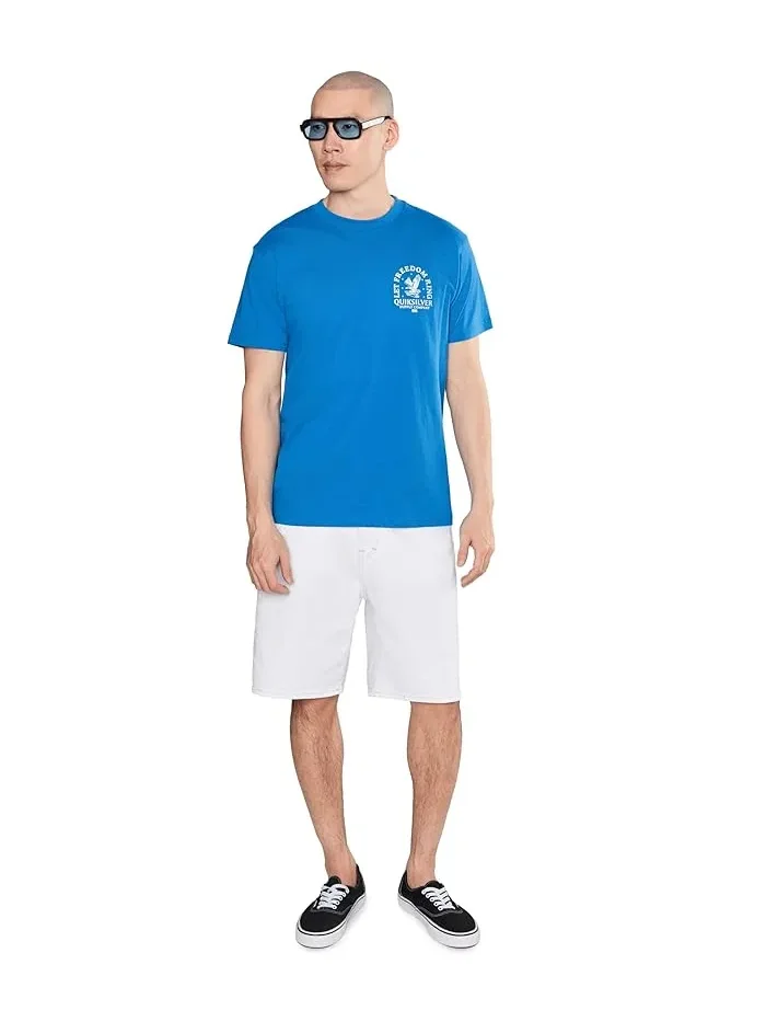 Футболка с принтом Freedom Ring Quiksilver — изображение 2 из 5, синий