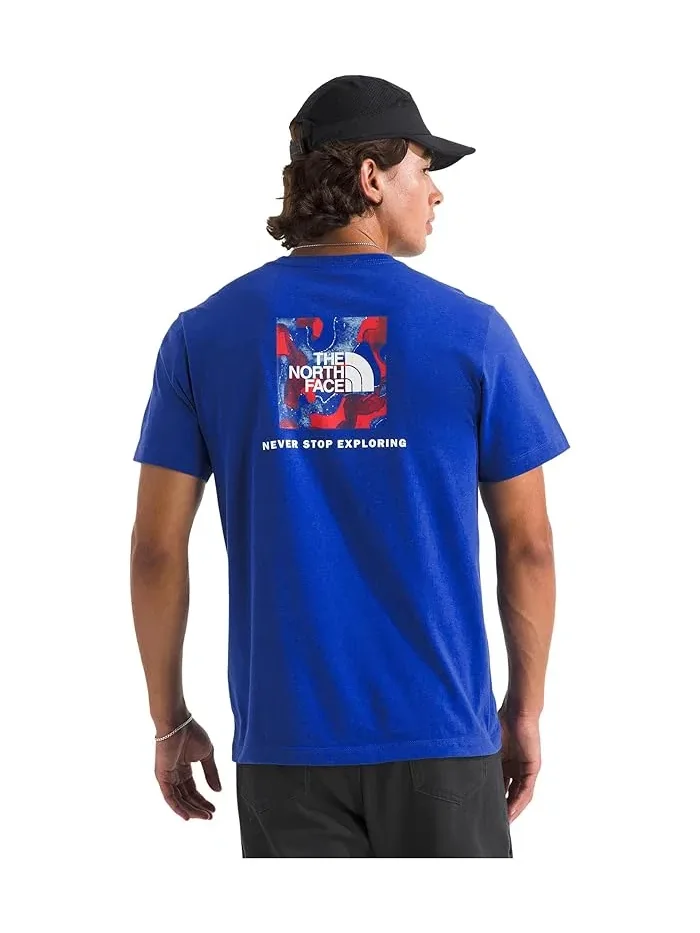 Футболка Regular Short Sleeve Tee The North Face — изображение 2 из 3, синий