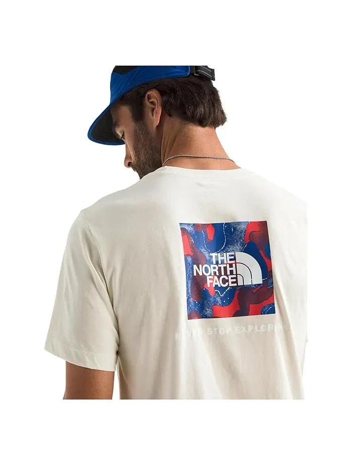 Футболка с принтом Red White & Blue Regular Short Sleeve Tee The North Face — изображение 3 из 3, синий