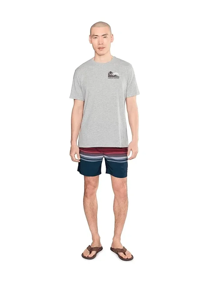 Футболка Hurley Island Scape Short Sleeve — изображение 2 из 5, темный серый