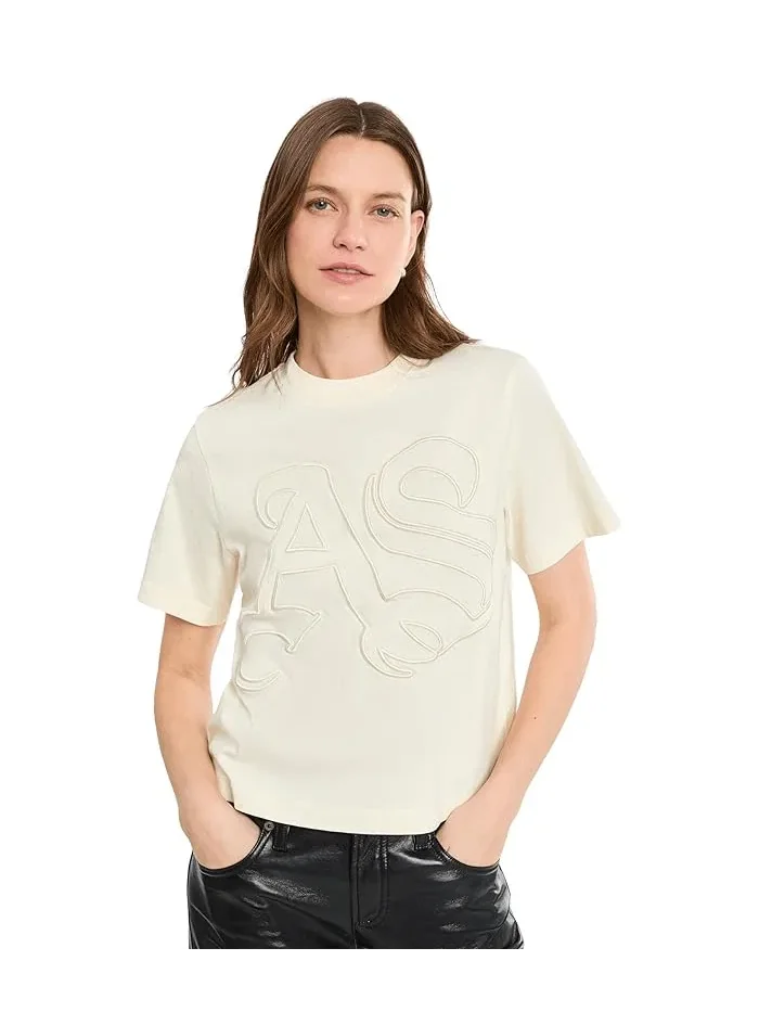 Футболка с тиснением Lisa Emboss AllSaints