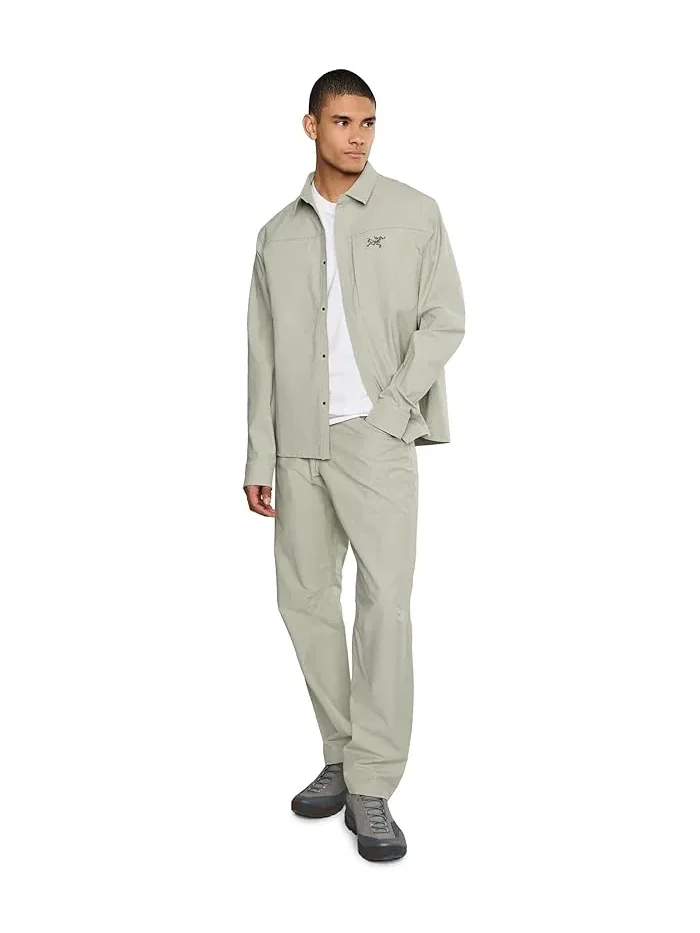 Футболка хлопковая Kragg Sl Cotton Blurred Bird Arc'teryx — изображение 2 из 5, белый светлый