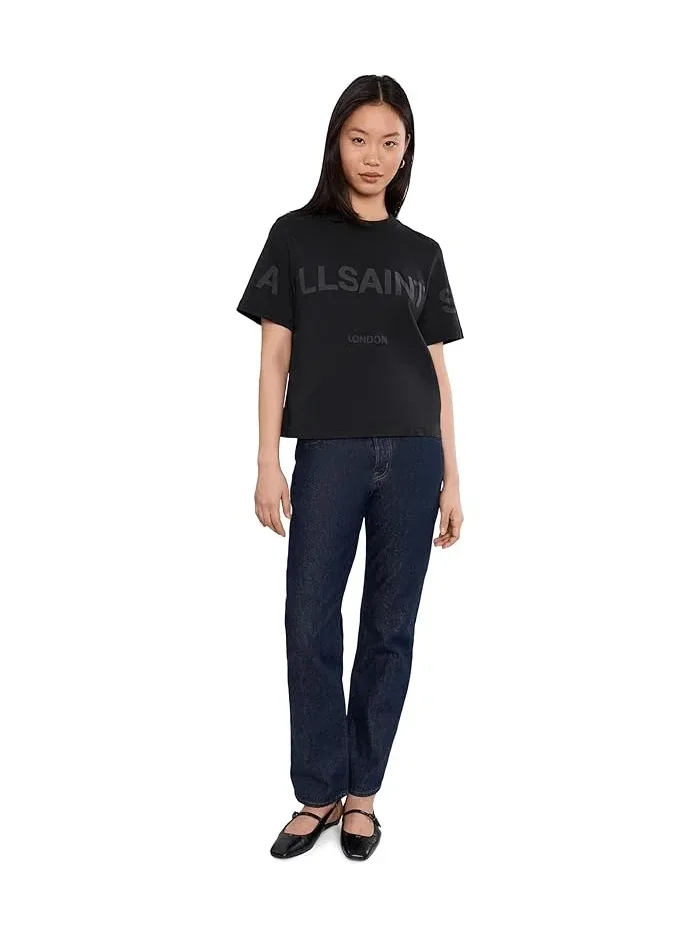 Футболка оверсайз Lisa Biggy AllSaints — изображение 2 из 5, черный