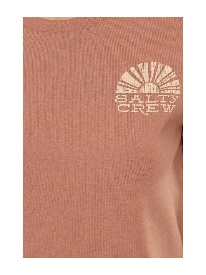 Футболка Sunshine Baby Tee Salty Crew — изображение 5 из 5, коричневый