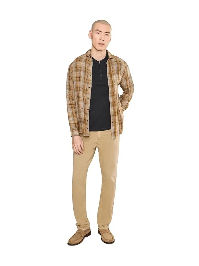 Футболка Henley с текстурой модель Elm K7387f26 John Varvatos — изображение 2 из 5, серый