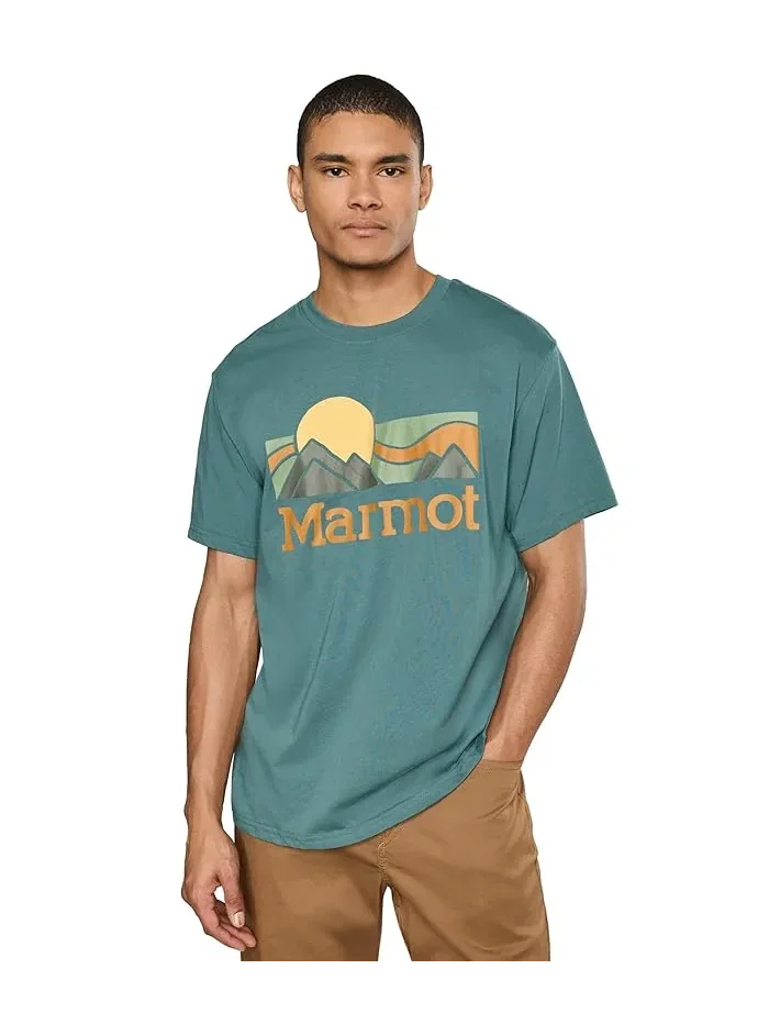 Футболка с коротким рукавом Coastal Tee Marmot — изображение 1 из 5, морской