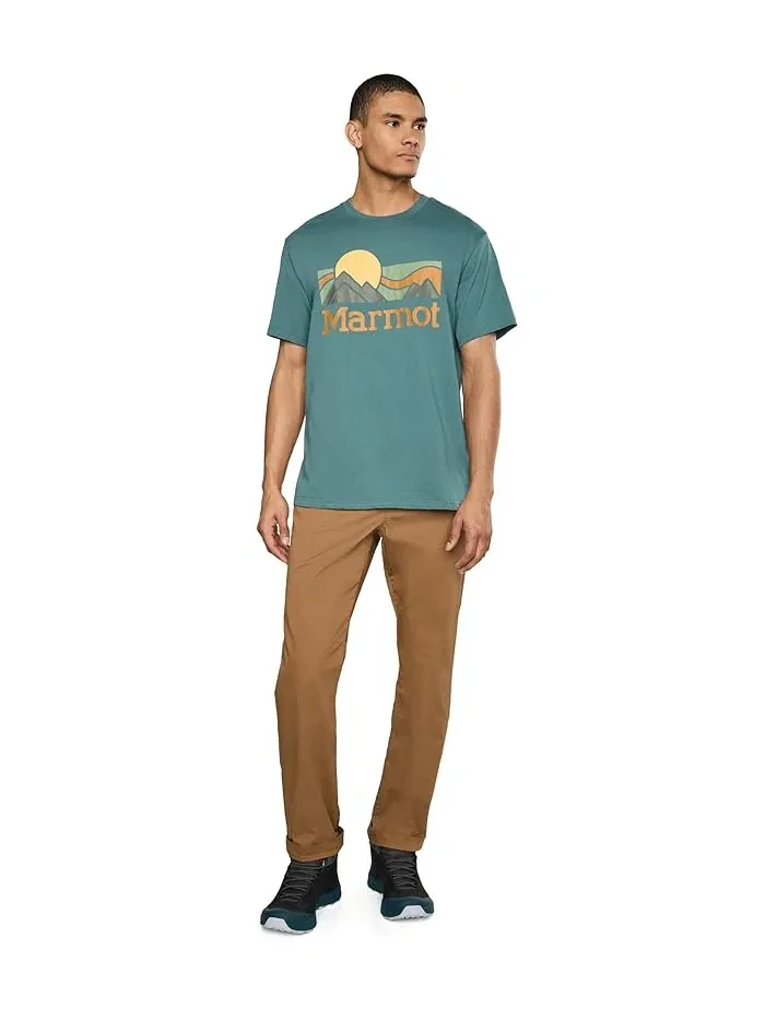 Футболка с коротким рукавом Coastal Tee Marmot — изображение 2 из 5, морской