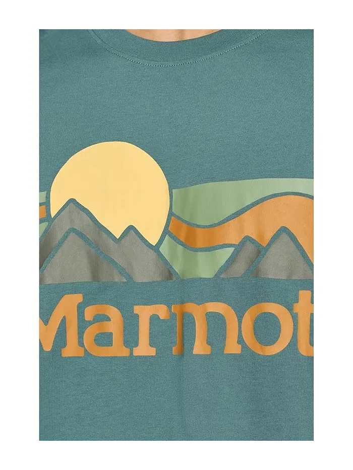 Футболка с коротким рукавом Coastal Tee Marmot — изображение 5 из 5, морской