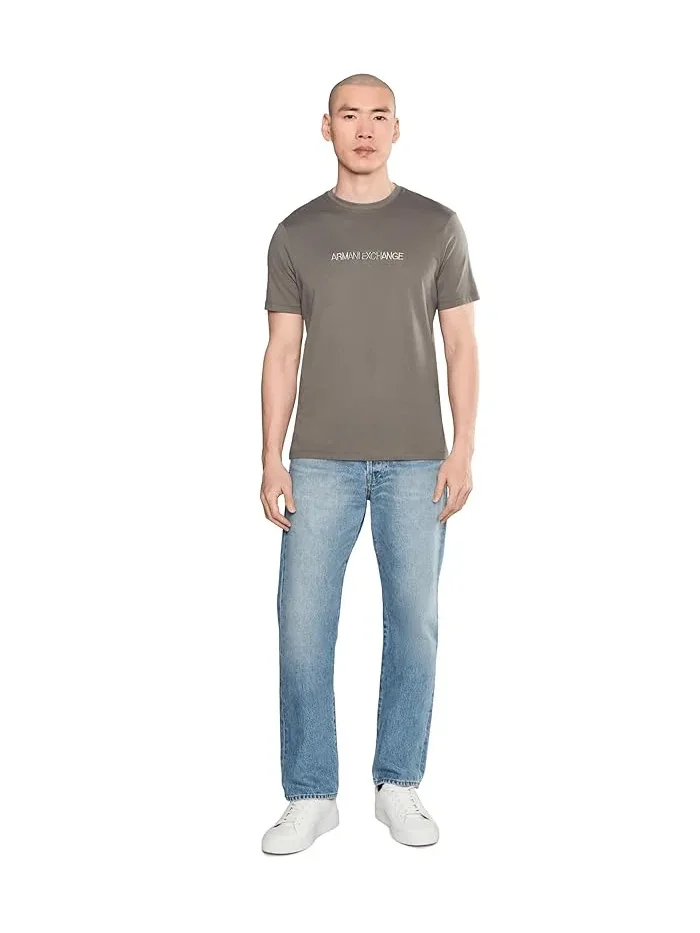 Футболка с омбре-логотипом Ombre Logo Tee Armani Exchange — изображение 2 из 5, мульти