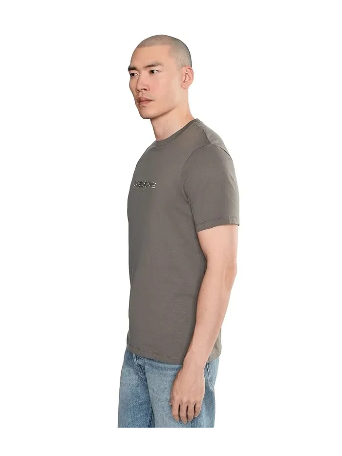Футболка с омбре-логотипом Ombre Logo Tee Armani Exchange — изображение 3 из 5, мульти