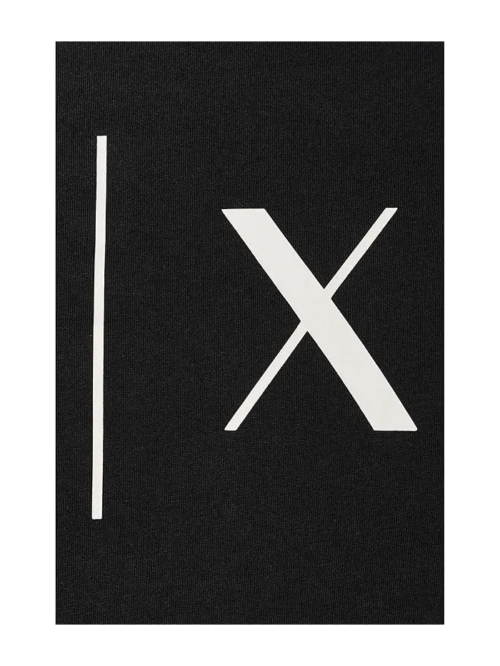 Футболка хлопковая Slim Tee Armani Exchange — изображение 5 из 5, черный