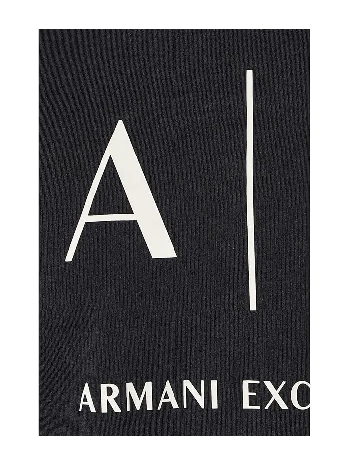 Футболка хлопковая Slim Tee Armani Exchange — изображение 5 из 5, глубокий темно-синий