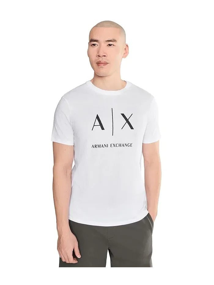 Футболка хлопковая Slim Ax Armani Exchange