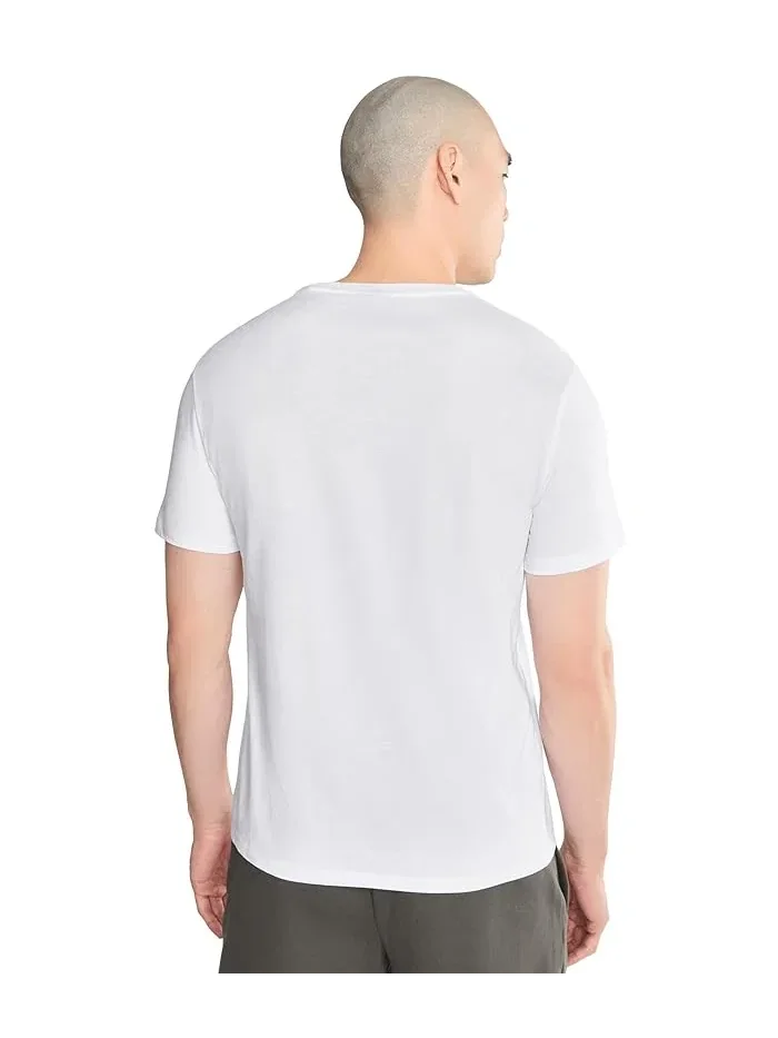 Футболка хлопковая Slim Ax Armani Exchange — изображение 4 из 5, белый