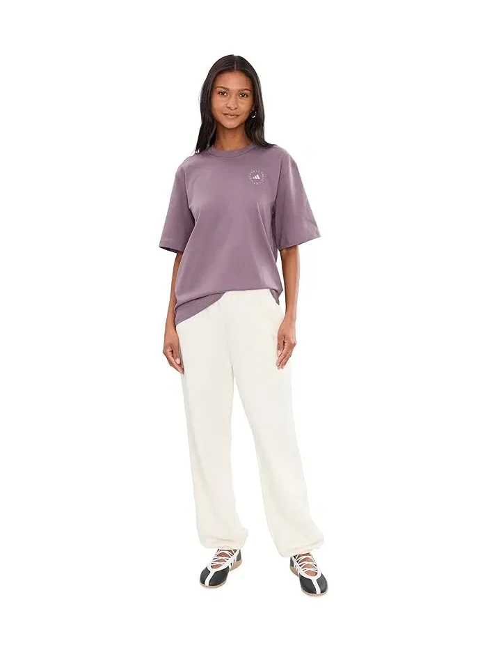 Футболка свободная Loose T-shirt Adidas by Stella McCartney — изображение 2 из 5, фиолетовый