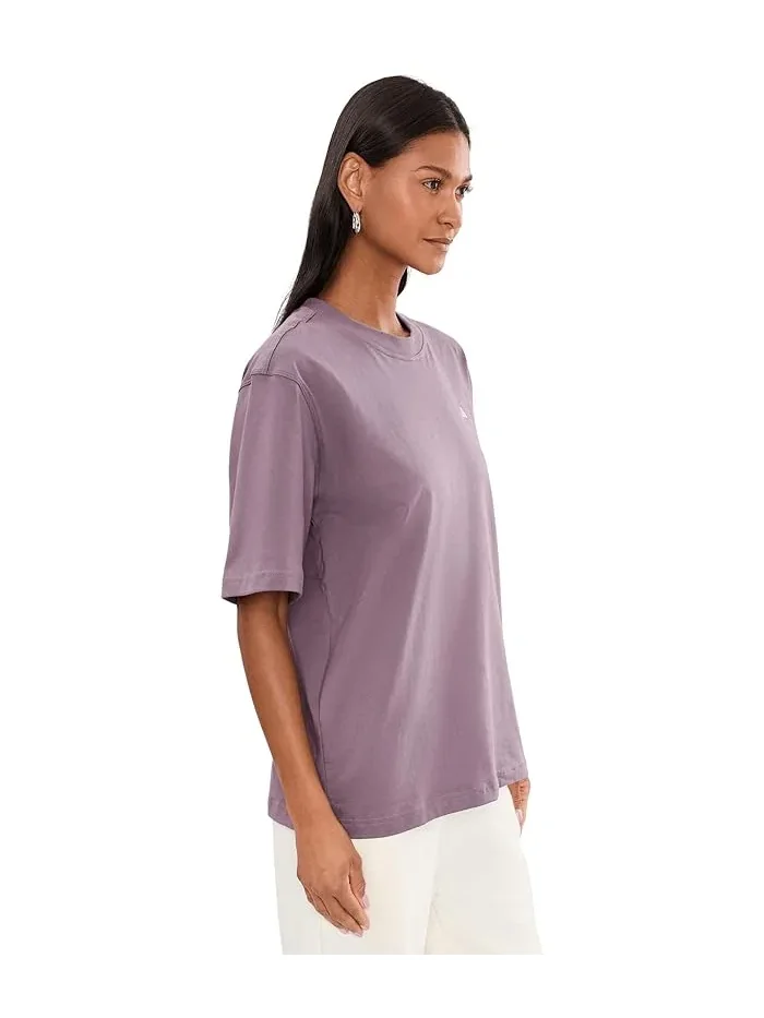 Футболка свободная Loose T-shirt Adidas by Stella McCartney — изображение 3 из 5, фиолетовый