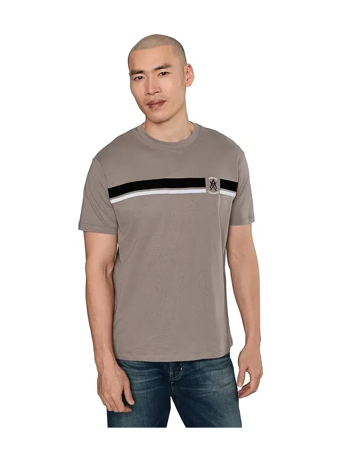 Футболка с коротким рукавом флокированная Armani Exchange