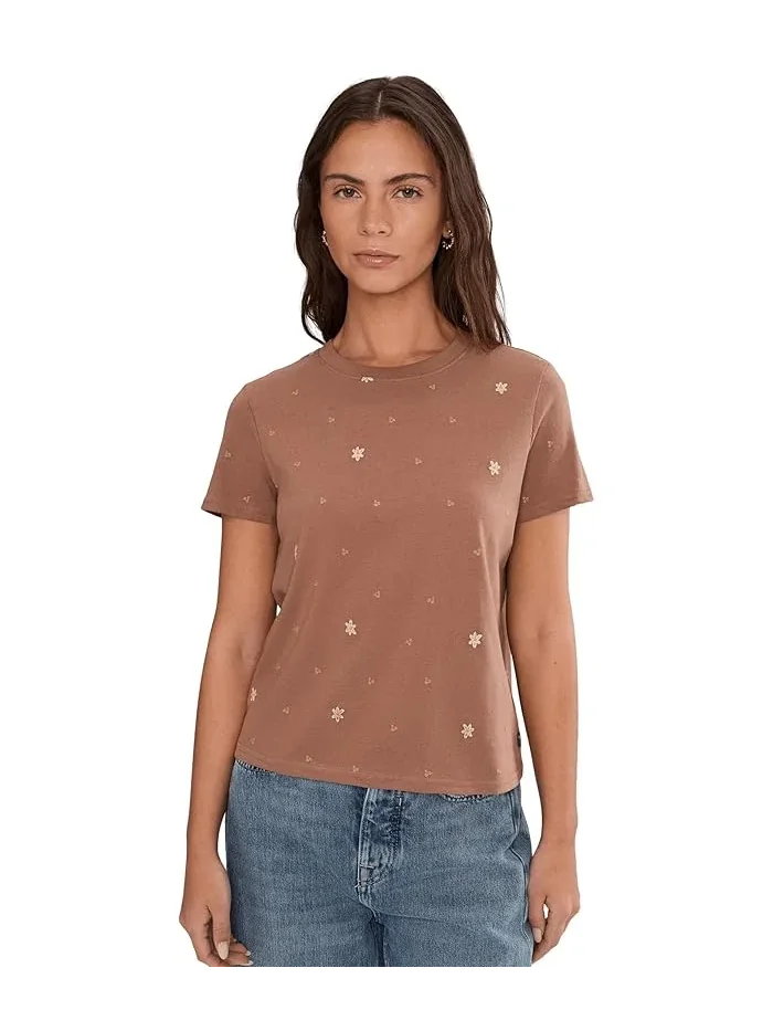 Футболка с вышивкой Re-Form Embroidered Crew Toad&Co