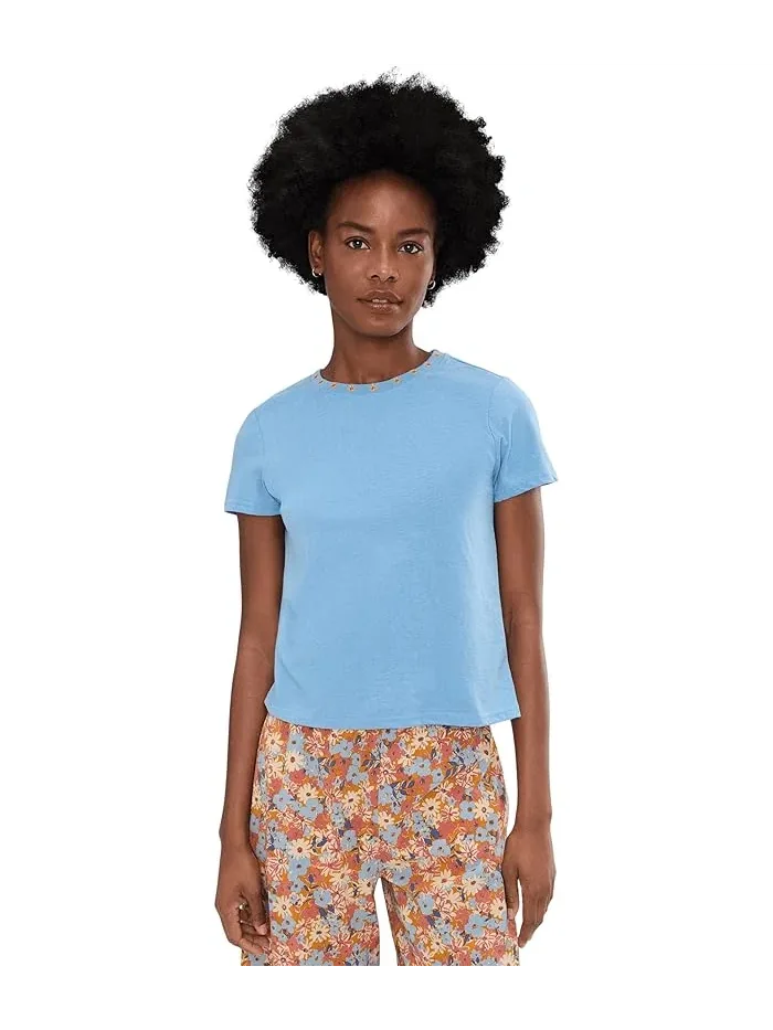 Футболка с вышивкой Re-Form Embroidered Crew Toad&Co